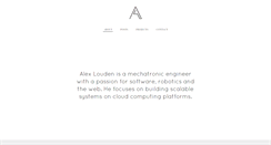 Desktop Screenshot of alexlouden.com